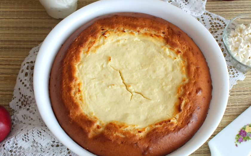 1. Этап. Ленивая ватрушка с творогом: Приятного аппетита!