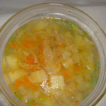 Кислые щи с курицей