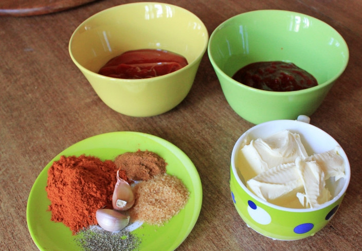 1. Этап. Куриные крылышки Баффало: Подготовим необходимые ингредиенты.