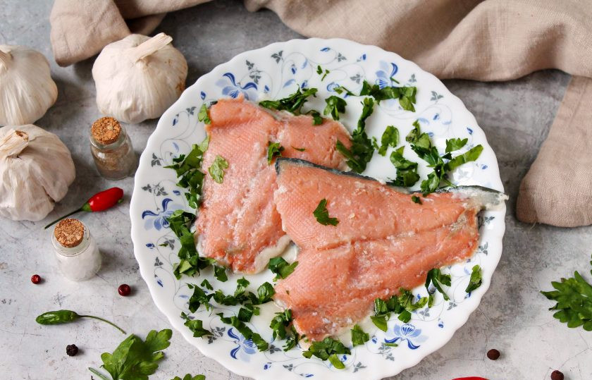 1. Этап. Лосось Су-вид: Приятного аппетита!