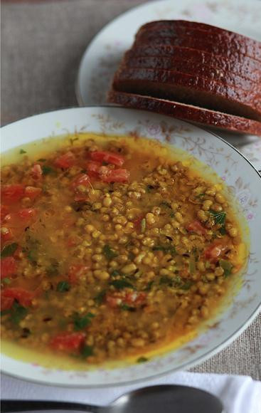 1. Этап. Суп из маша со специями: Суп подавать горячим и черным хлебом. приятного аппетита!