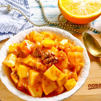 Фруктовый салат с йогуртом