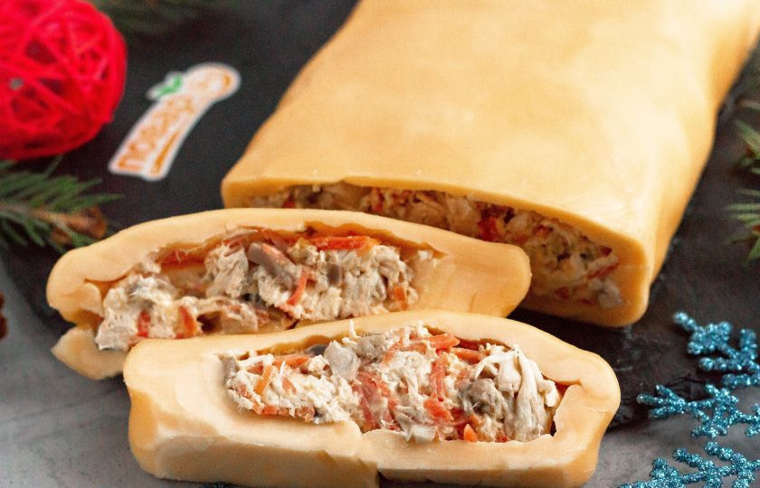 1. Этап. Салат Новогодний подарочек: Приятного аппетита!