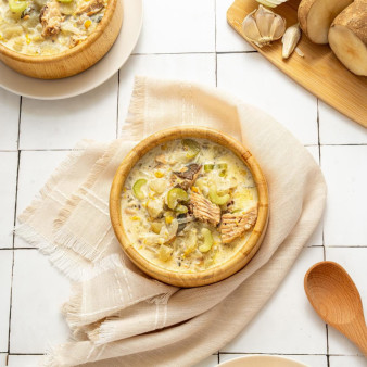 Salmon and Corn Chowder