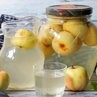 Компот из диких мелких яблок на зиму