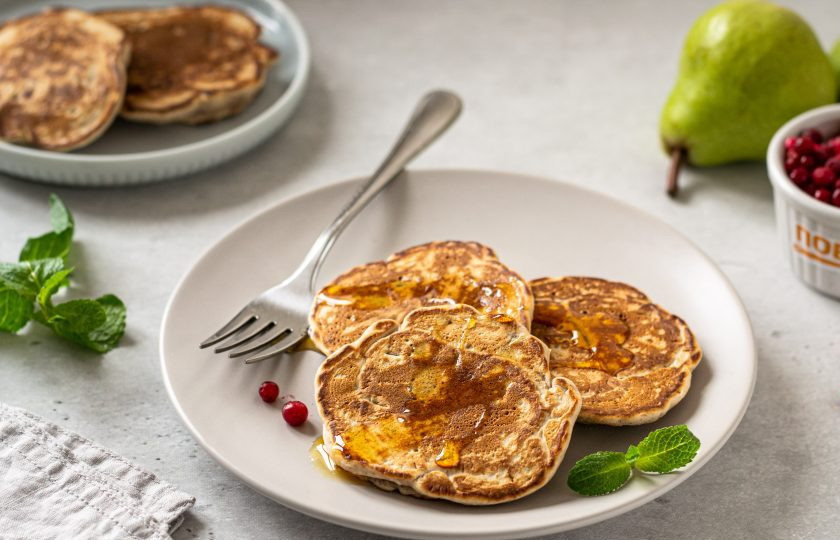 1. Этап. Панкейки с грушей: Панкейки с грушей готовы, приятного аппетита!