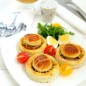 Волованы с шампиньонами