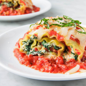 Easy Spinach Lasagna Rolls