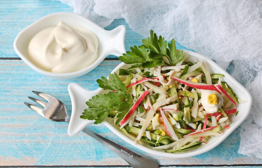 1. Этап. Салат Морской волк: Приятного аппетита!