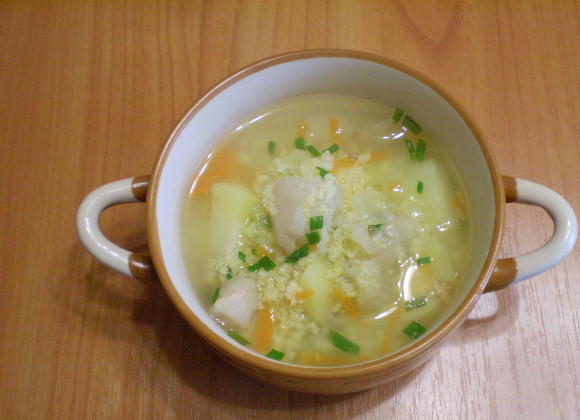 1. Этап. Суп на рыбном бульоне: 10. Суп на рыбном бульоне готов! Приятного!