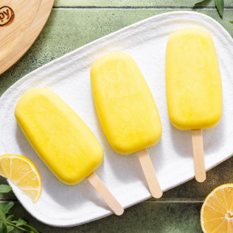 Домашнее лимонное мороженое