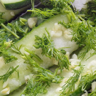 Огурчики в мешочке