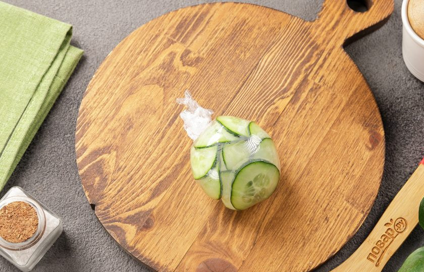 1. Этап. Суши-моти: Завяжите и оставьте на 30 минут.