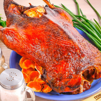 Утка в медово-горчичном соусе