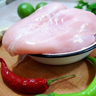 1. Этап. Зеленое карри из курицы с ананасами: Набор ингредиентов довольно простой и доступный.