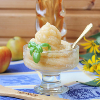 Яблочный сорбет