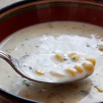 Сырно-кукурузный суп