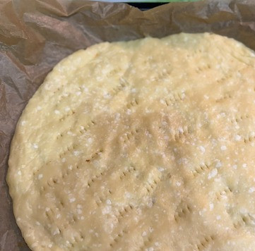 1. Этап. Творожная галета с белковой начинкой: Вынимаем галету из духовки