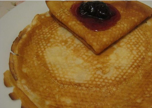 1. Этап. Блины быстро и вкусно: 4. Приятного аппетита! блины готовы!