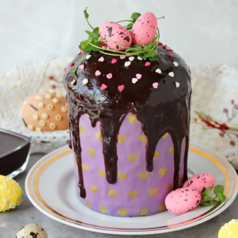 Глазурь для пасхального кулича с сахаром