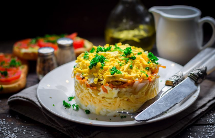 1. Этап. Салат Эгоист: Приятного аппетита!