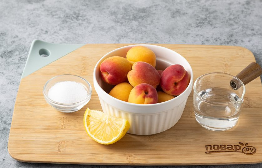 1. Этап. Сорбет без сахара: Подготовьте все ингредиенты.