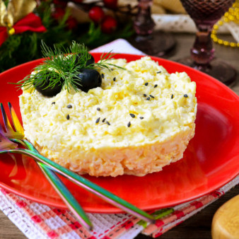 Салат Снежок