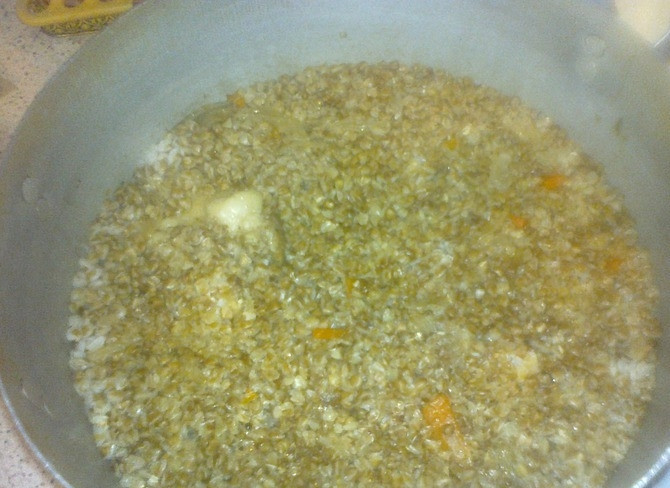 1. Этап. Плов из гречки: А получился плов из гречки!