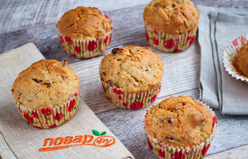 1. Этап. Полезные маффины для детей: Маффины полностью остудите. Приятного аппетита!