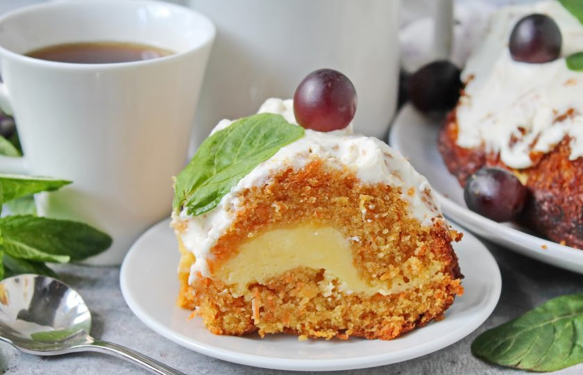 1. Этап. Морковный кекс с творожным сыром: Приятного аппетита!