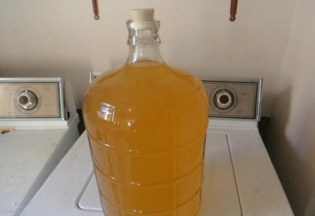 1. Этап. Домашнее вино из облепихи: Когда вы увидите, что ягоды пустили сок, добавьте воду, слегка перемешайте и перелейте в емкость с гидрозатвором. Вино облепиховое обычно бродит месяца 2. Его нужно время от времени встряхивать и проверять, чтобы не образовалась плесень.