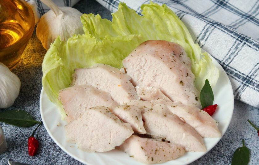 1. Этап. Нежная куриная грудка по методу су-вид в мультиварке: Приятного аппетита!