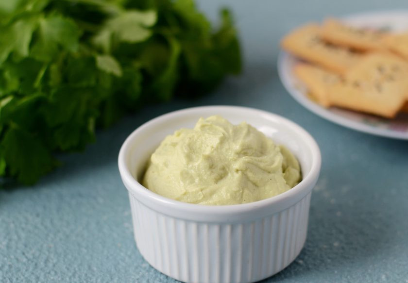 1. Этап. Сливочный соус из авокадо: Сливочный соус из авокадо готов, приятного аппетита!