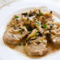Pork Medallions with Mustard-Caper Sauce