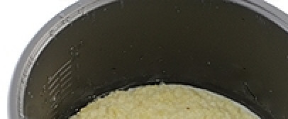 1. Этап. Пшенная каша (в мультиварке): Выберите режим 