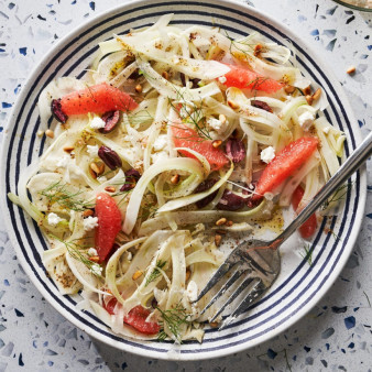 Grapefruit & Goat Cheese Fennel Salad