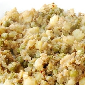 1. Этап. Самса: 5. Выберите начинку на тарелку, пусть остынет. Ее надо будет разделить на 12 частей.