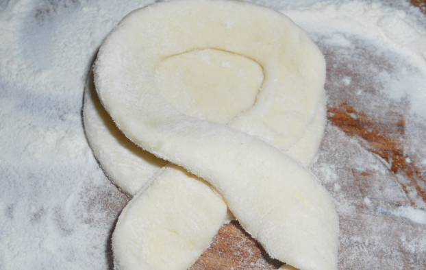 1. Этап. Булочки с вареньем в духовке: Оставшийся после 