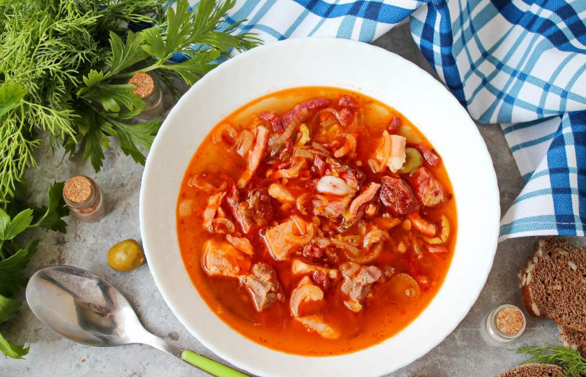 1. Этап. Солянка Московская: Приятного аппетита!