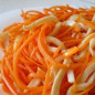 Салат с кальмарами и морковью