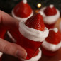 Santa Hat Jell-O Shots