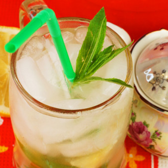 Домашний лимонад с мятой