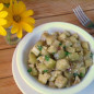 Жареные баклажаны с чесноком и зеленью