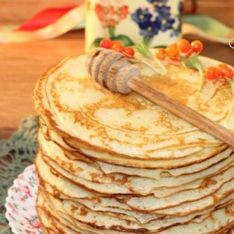 Блины приготовленные на взбитых белках