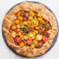 Tomato Galette With Parmesan Whole Wheat Crust