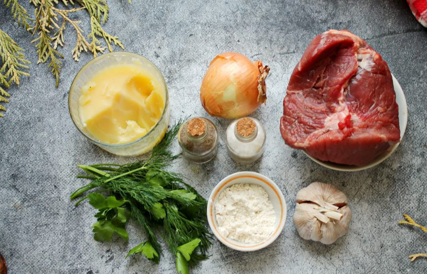 1. Этап. Лилибж: Подготовьте все необходимые ингредиенты для приготовления блюда 