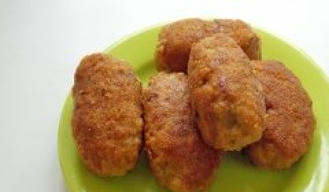 1. Этап. Зразы с фаршем и грибами: Зразы готовы.