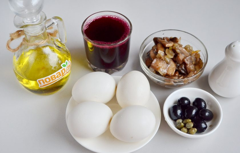 1. Этап. Пасхальные мордашки: 1. Вот такой продуктовый набор понадобится.