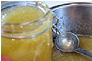 1. Этап. Варенье из помело: Варенье разложить по банкам и закатать.