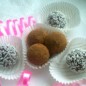 Sweets with condensed milk Brigadeiro